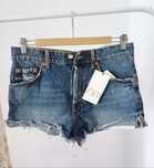 Pantaloni scurți blugi ZARA blue shorts jeans