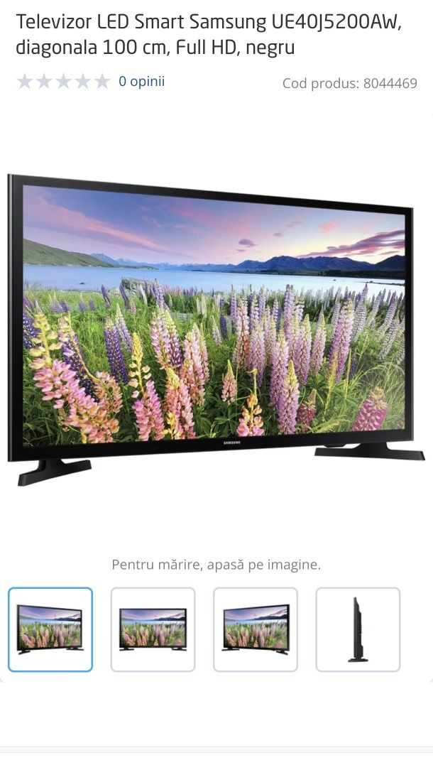 Televizor samsung smart [display spart] 100cm full hd UE40J5200AW