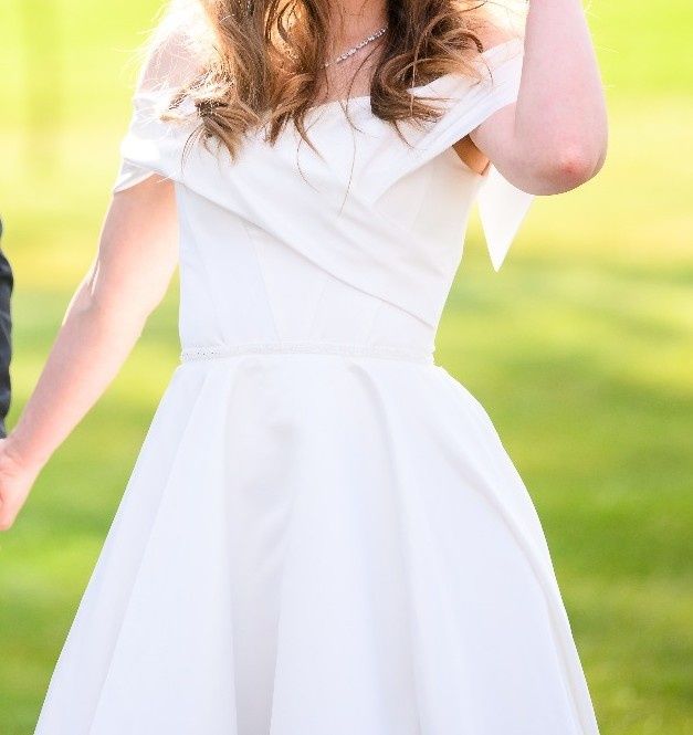 Rochie mireasa cu corset și trena 2 m