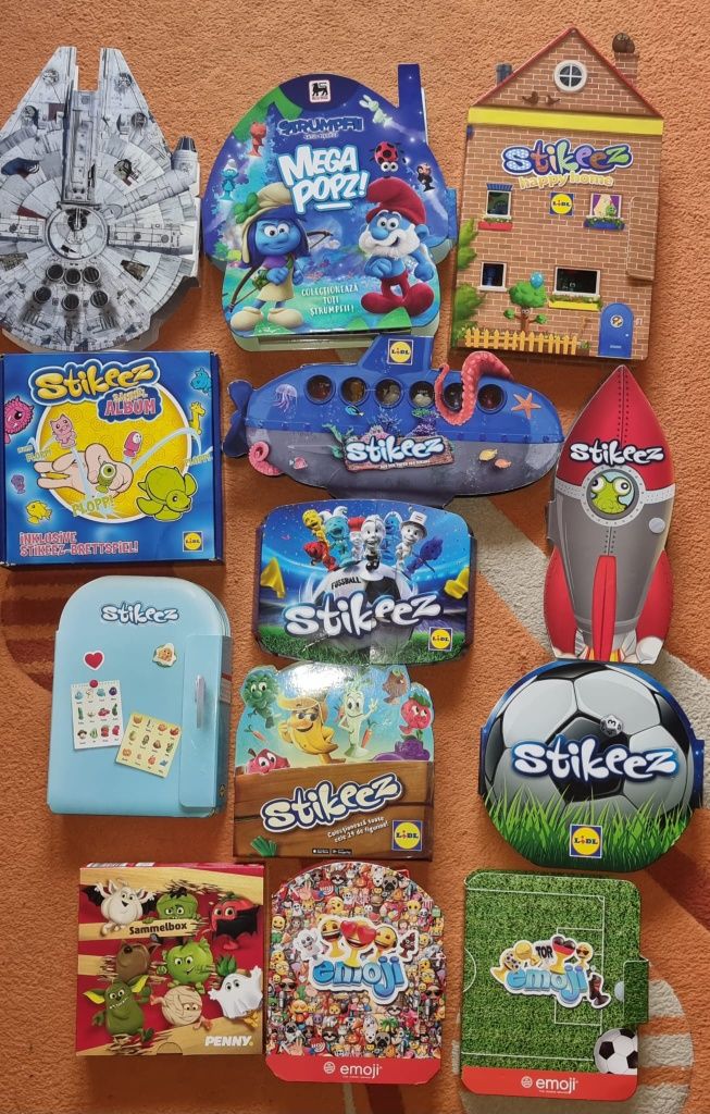 Colectii stikeez Lidl/ Mega Image/ Aldi/penny Germania