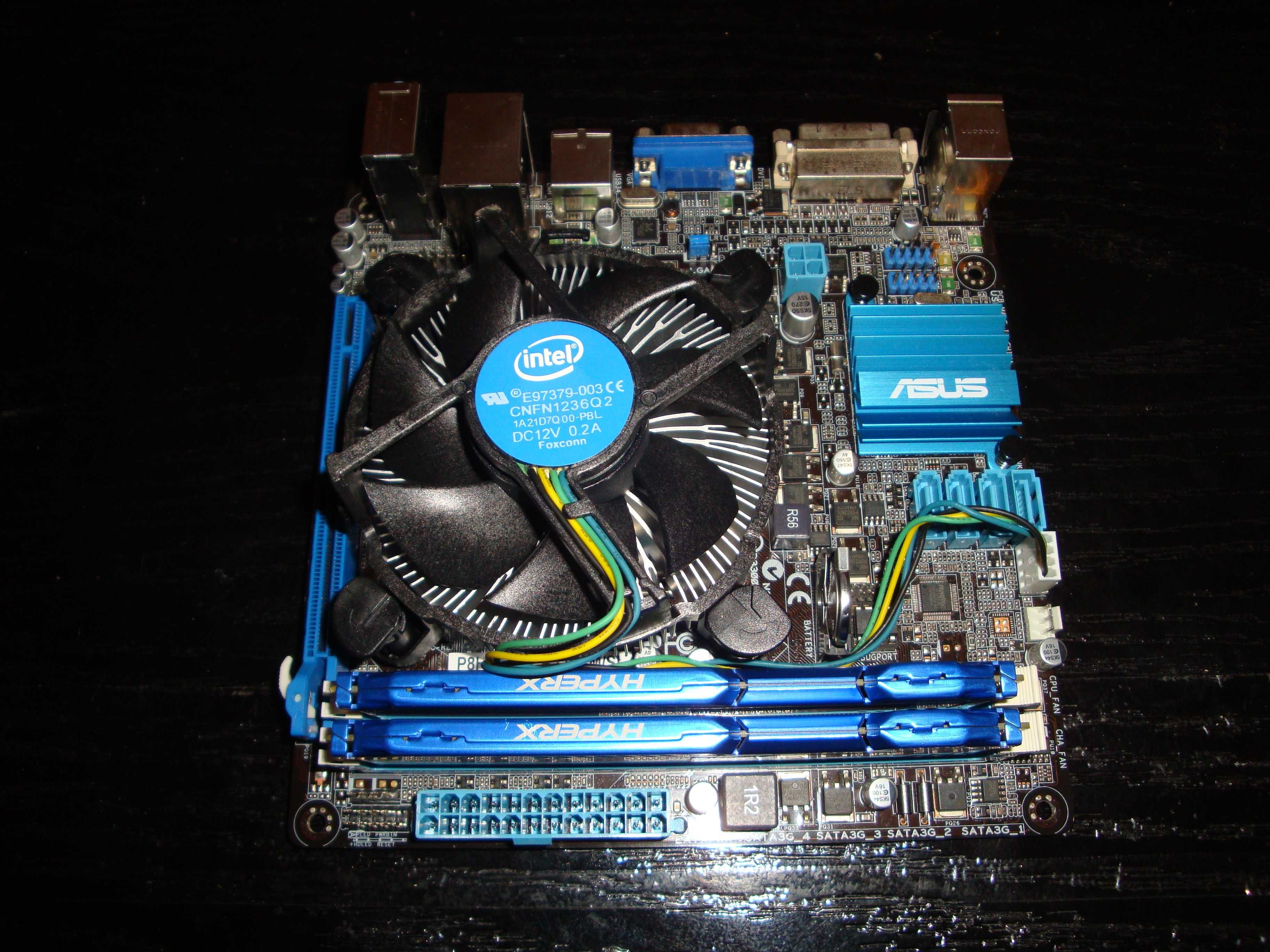 kit placa de baza Asus P8H61 mini iTX i5 3570k 8GB DDR3 HyperX