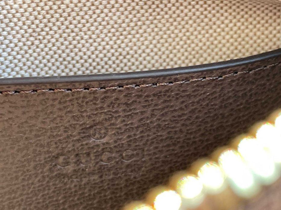 Гучи Бежова Canvas Чанта Ophidia За Рамо Оригинална Кожа Синджир Gucci