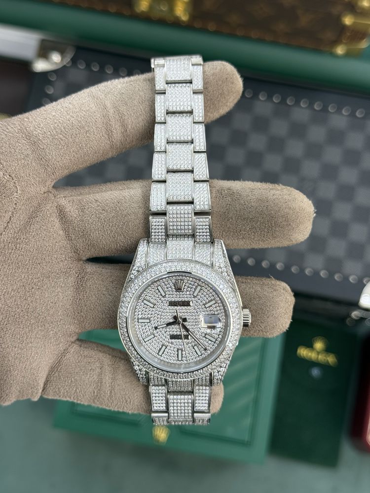 Rolex Date-Just 41 Index Ice Out