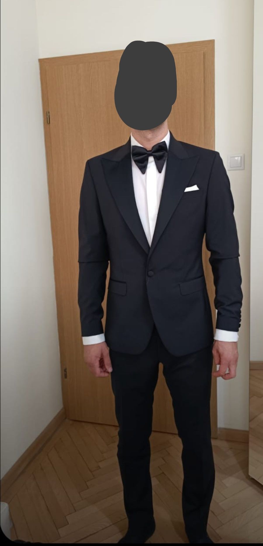 Costum smoching negru M, SEROUSSI
