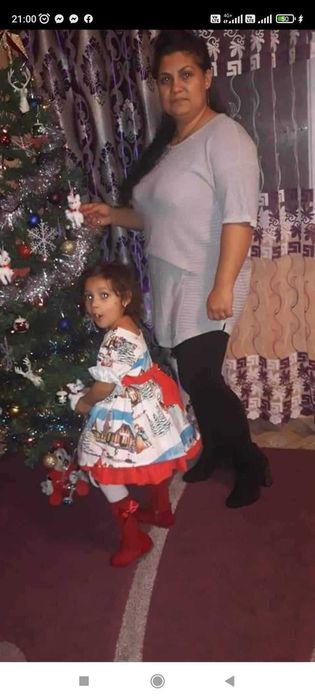 Rochiță Crăciun 3)4 ani