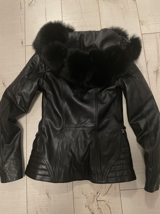 Чисто ново зимно яке от естествена кожа