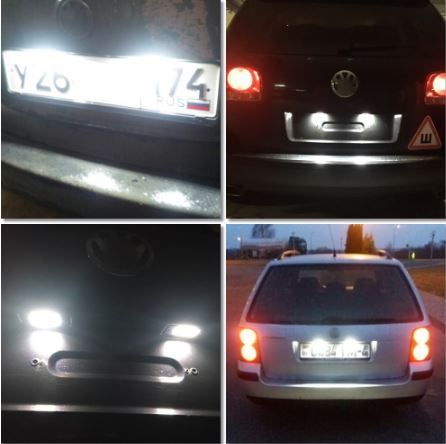 Диодни(LED) плафони за VW Golf 4 5 6 7 Passat Touran Caddy Jetta Skoda
