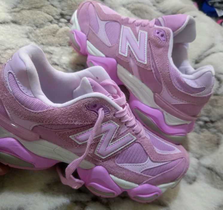 New Balance розови оригинални дамски сникърси естествена кожа 39.5 ном