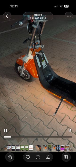 Vand scuter electric de 2000 kw negociabil