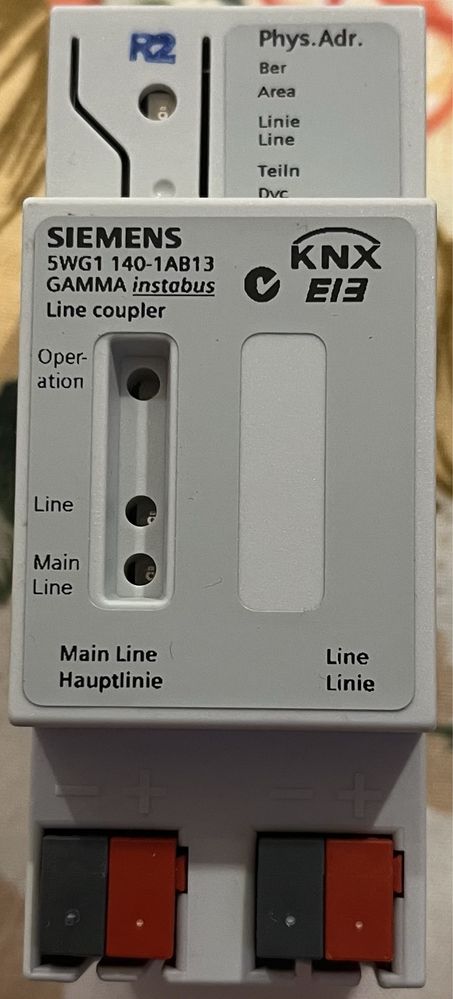 Siemens GAMMA instabus line coupler 5WG1140-1AB13