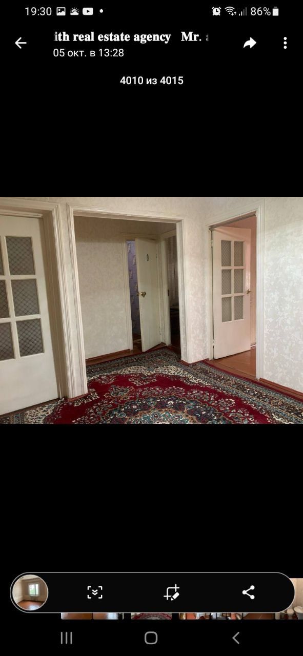 Срочно продаётся своя 4х комнатная квартира на сергели 5.79000$