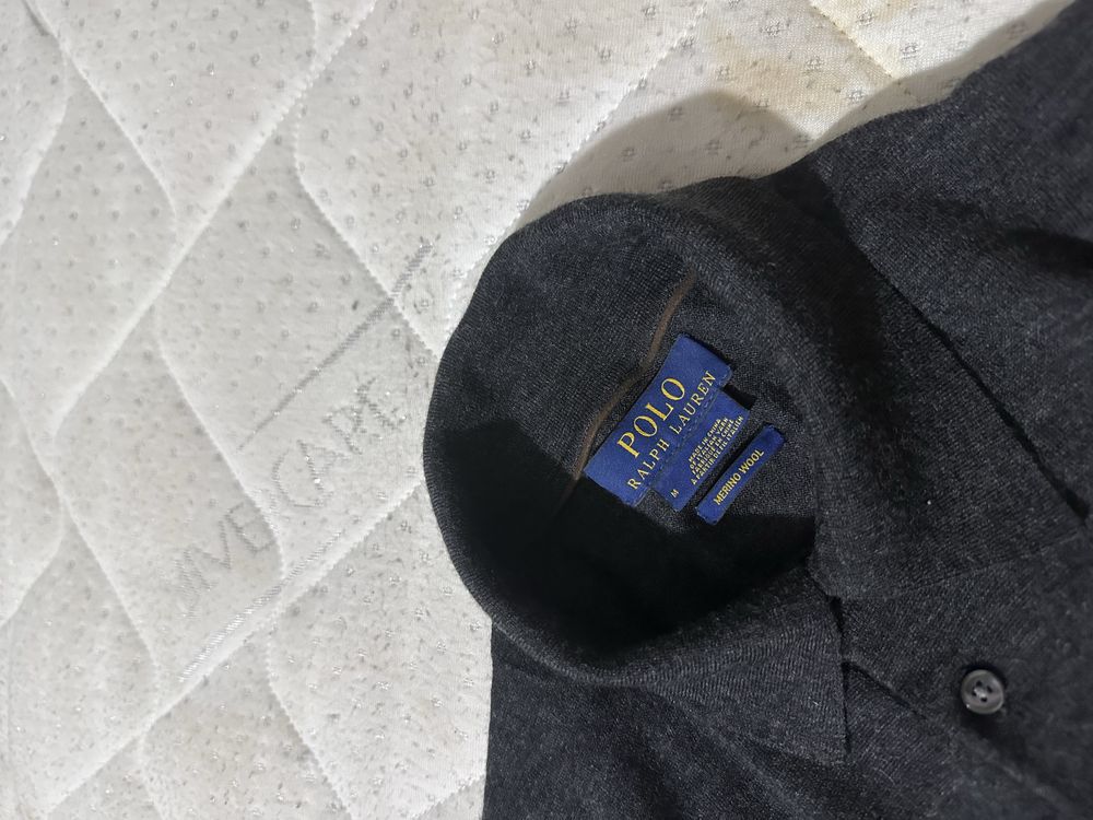 Polo Ralph Lauren Merino Long Sleeve Polo Shirt вълнена поло блуза