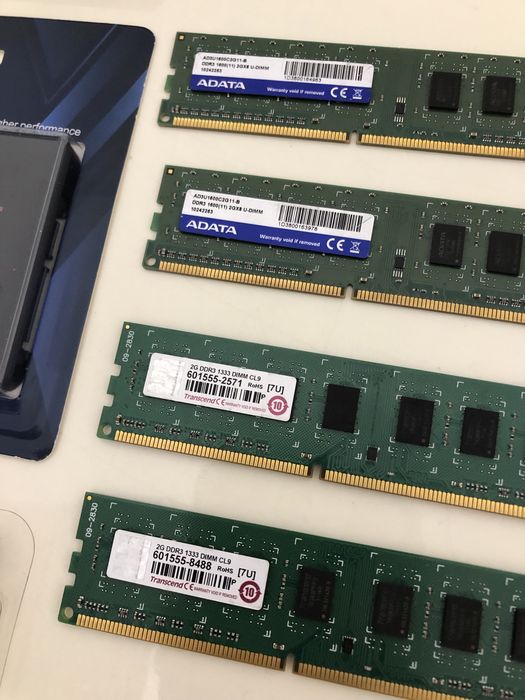 ОЗУ оперативная память, HDD, SSD