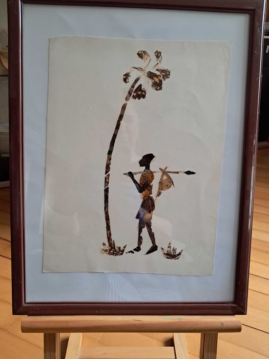 Vand tablou african - Africa centrala-hand made localnici