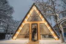 Foisoare, Terase, Cabane stil A-Frame si case din structura de lemn