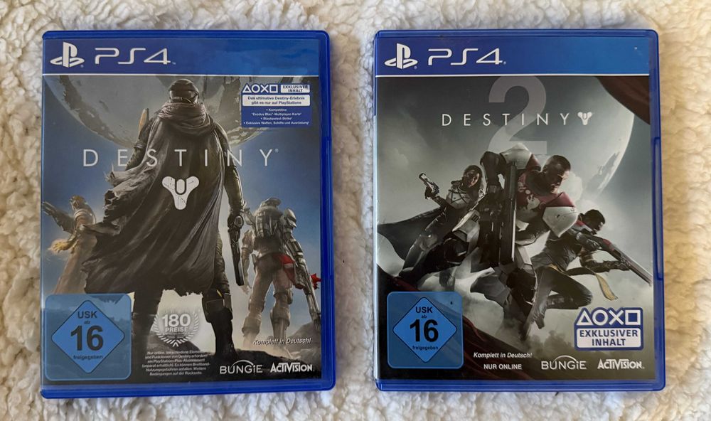 отлични Destiny 1 и  Destiny 2 за PS4