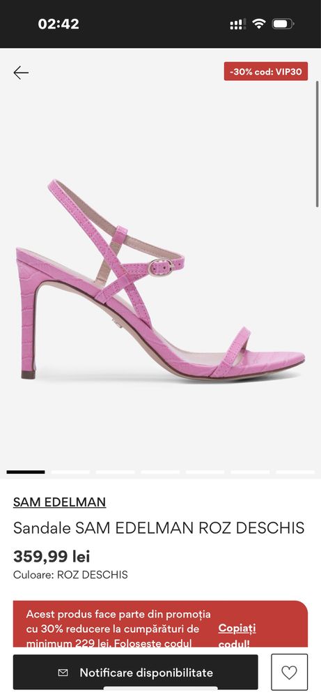 Sandale elegante Sam Edelman