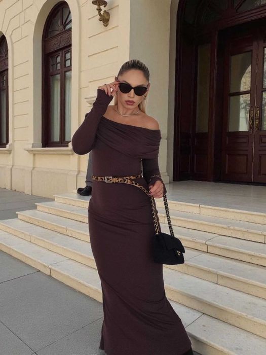 Рокля Fashion brown