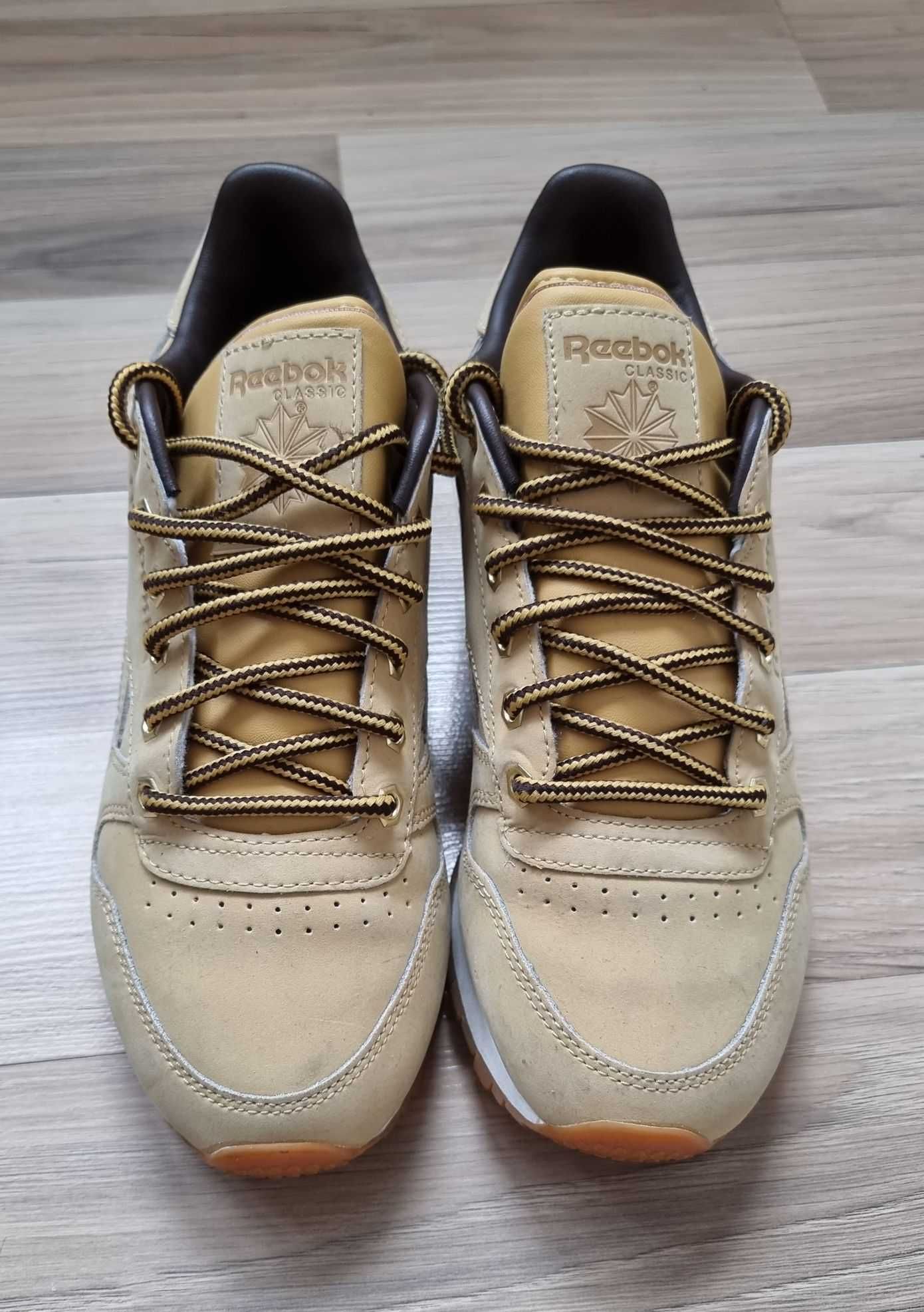 Детски кожени маратонки Reebok Classic Leather Wheat - 36