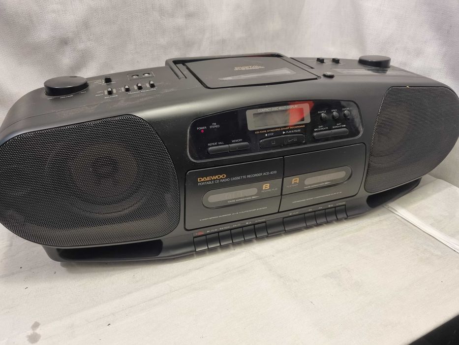 Boombox Daweoo ACD-4310 FM MW LW Cassette deck radio portabil