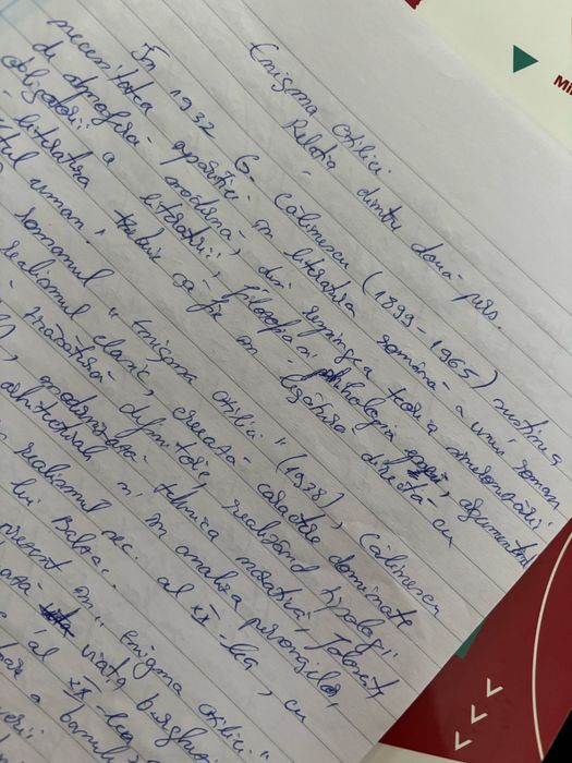 Vand materiale pentru bacalaureat