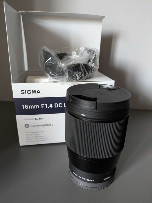 Обектив Sigma 16mm f/1.4 DC DN Contemporary - Sony E
