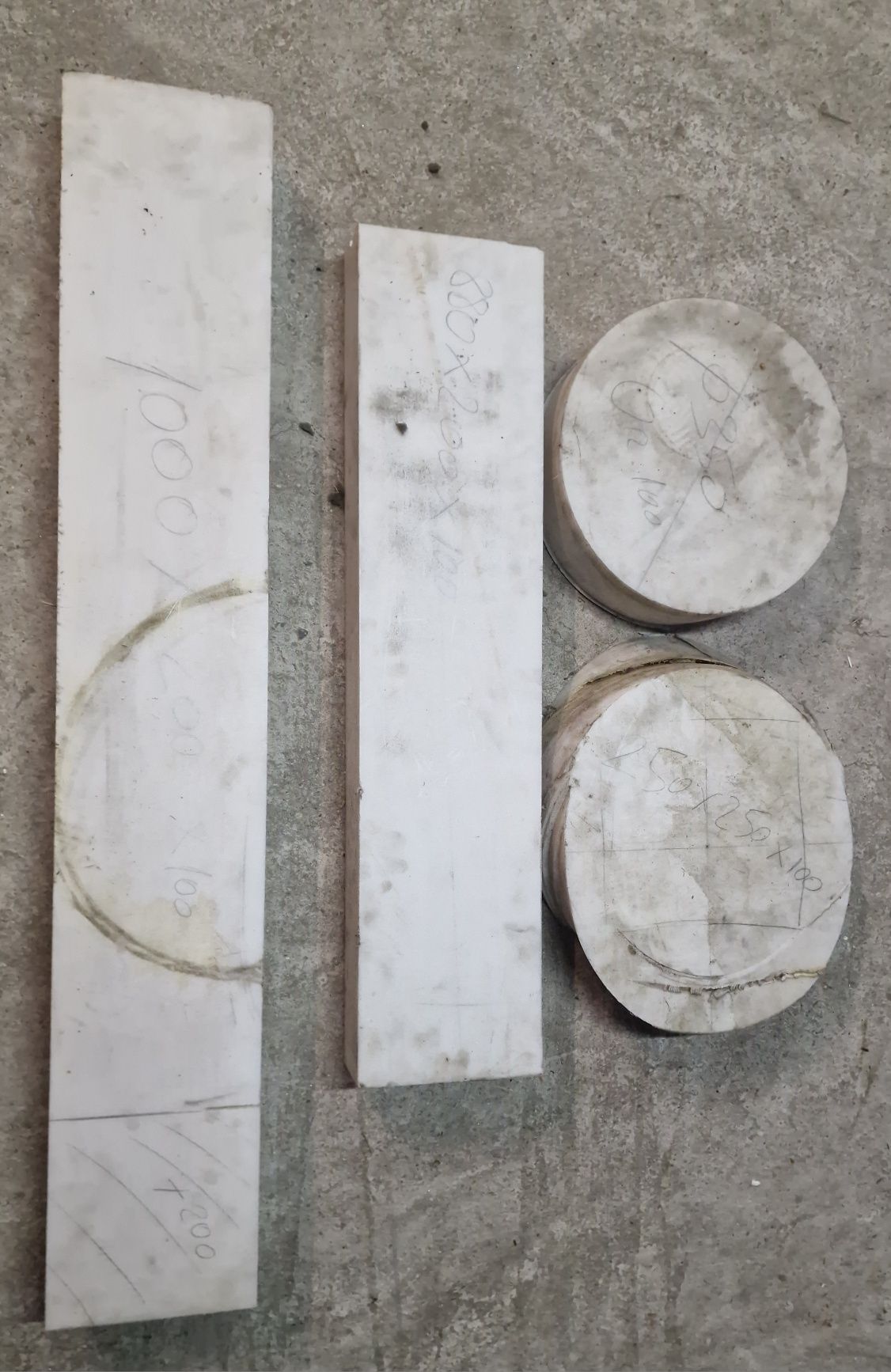 Placi poliamida 100mm grosime Uzinaj Prelucrari Material poliamid  10c