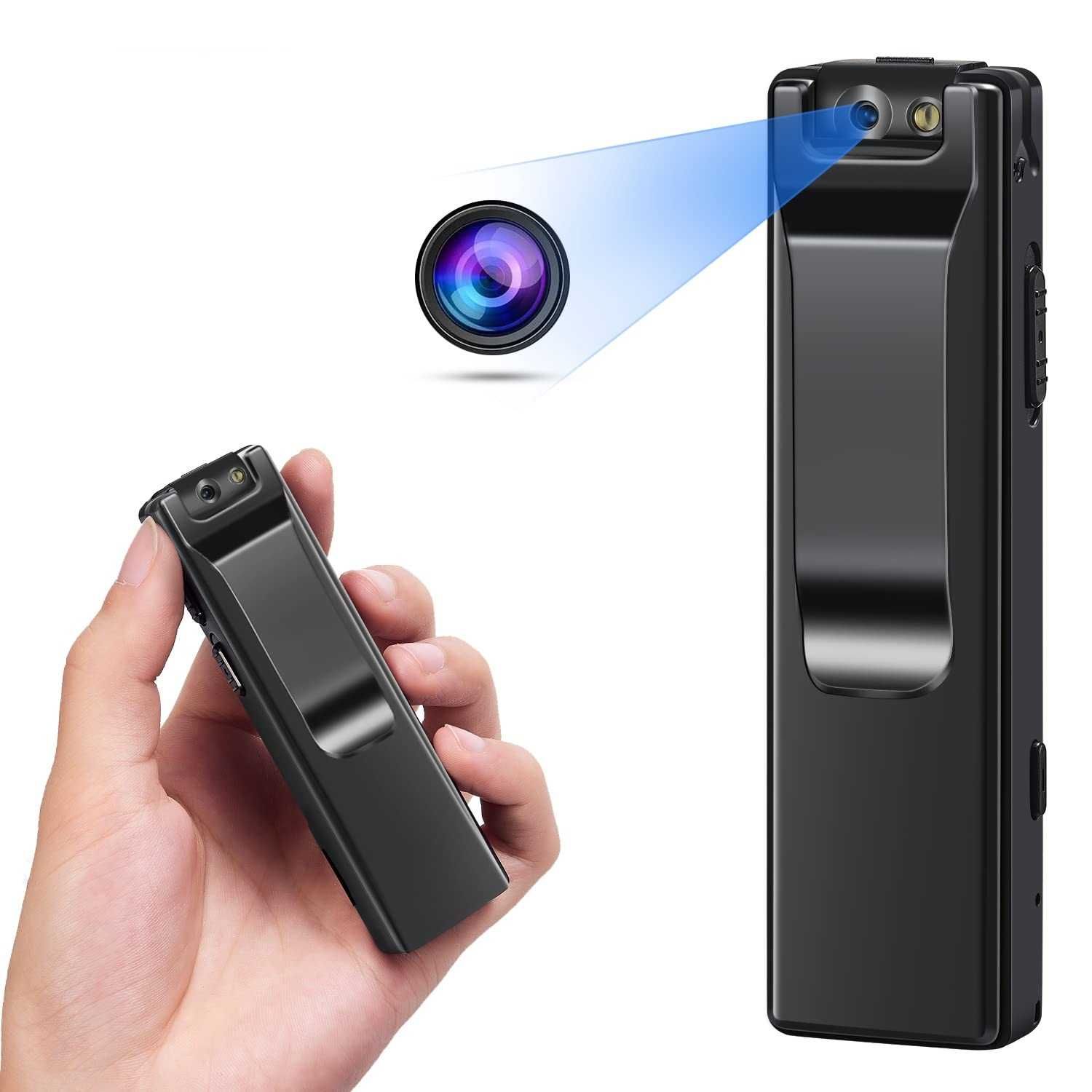 Боди камера Mini bodi kamera Диктофон 7 соат видео олади Full HD 1080p