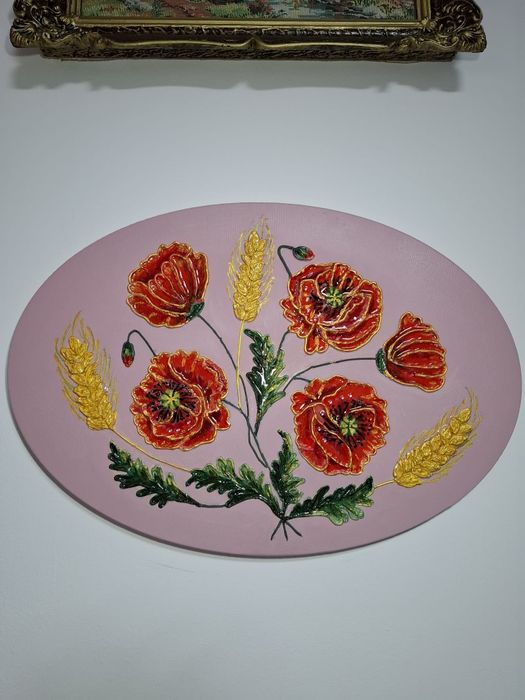 Tablou cu maci 35x50 cm