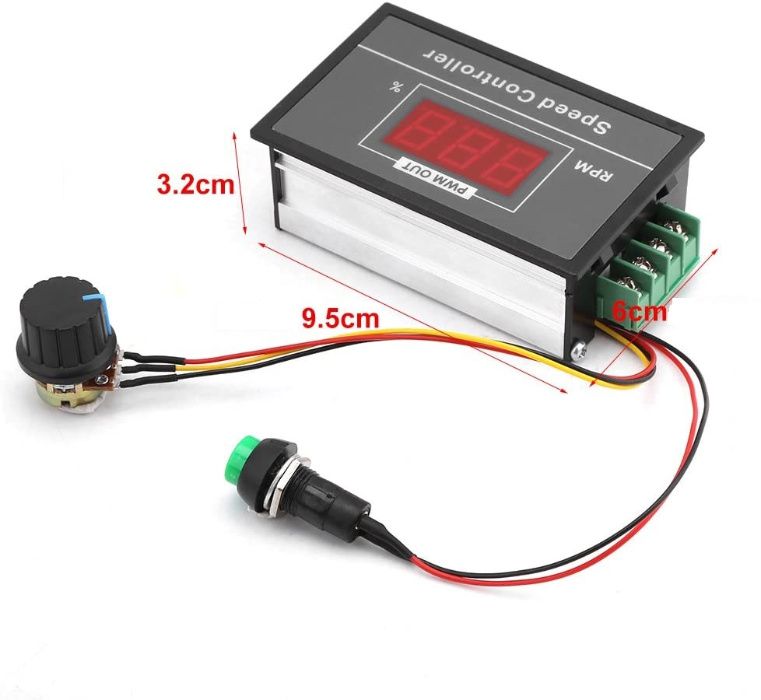 PWM 30A DC 6-12-24-48V Variator turatie, regulator turatie motor. Nou!