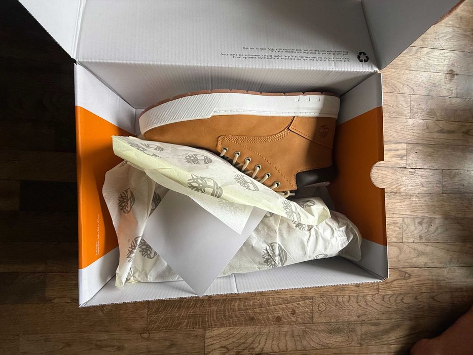 Мъжки обувки Timberland Maple Grove Leather Chukka, жълти, № 44 – нови