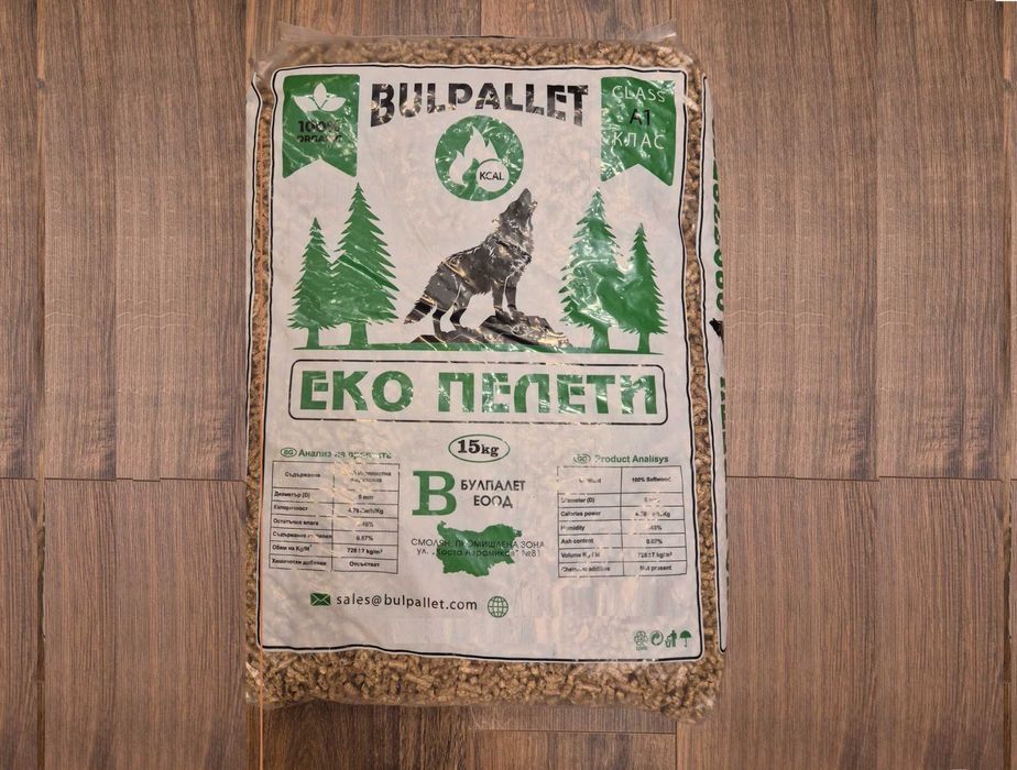 НАЛИЧНИ - Иглолистни пелети клас А1 от обла дървесина