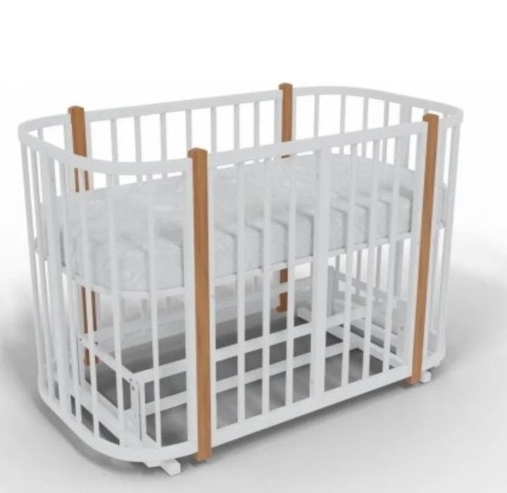 Кроватка для новорожденных Детская кровать Violla Lux 1101, 60x120 см,