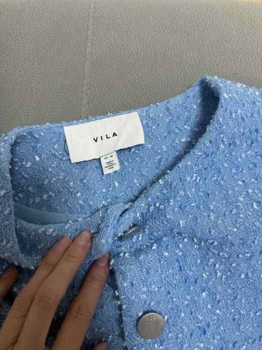 Комплект Букле в бебешко синьо