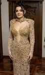 Rochie Aurie Cristale Pietre Kosovo Albania Walone