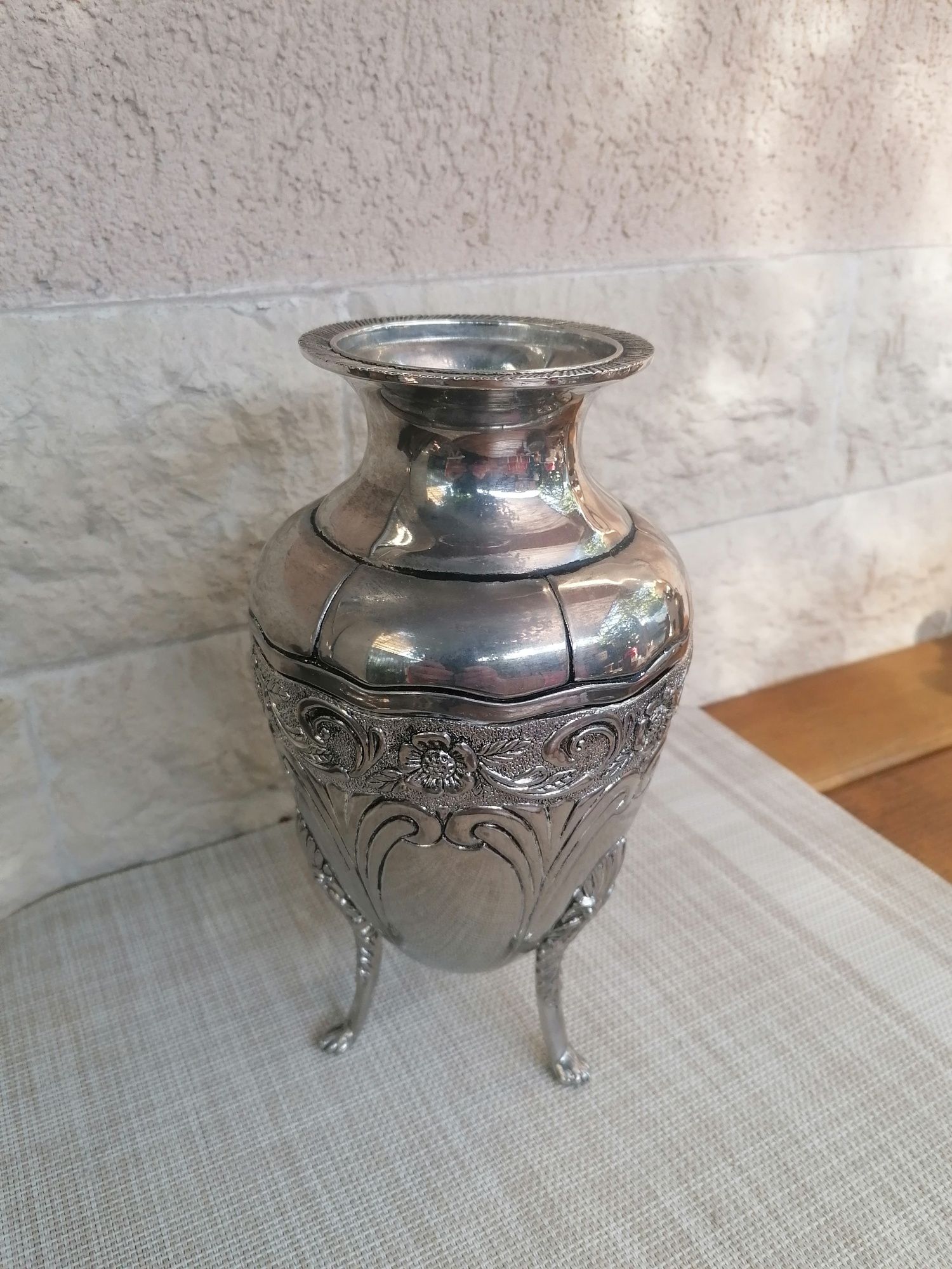 Vaza vintage argintata