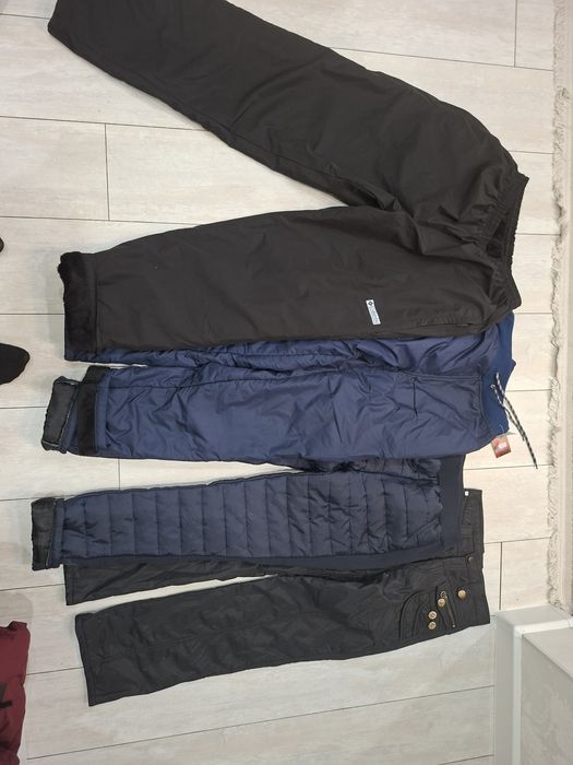 Балоневые утеплённые штаны женские