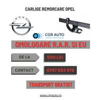 Carlige remorcare Opel - 5 Ani Garantie