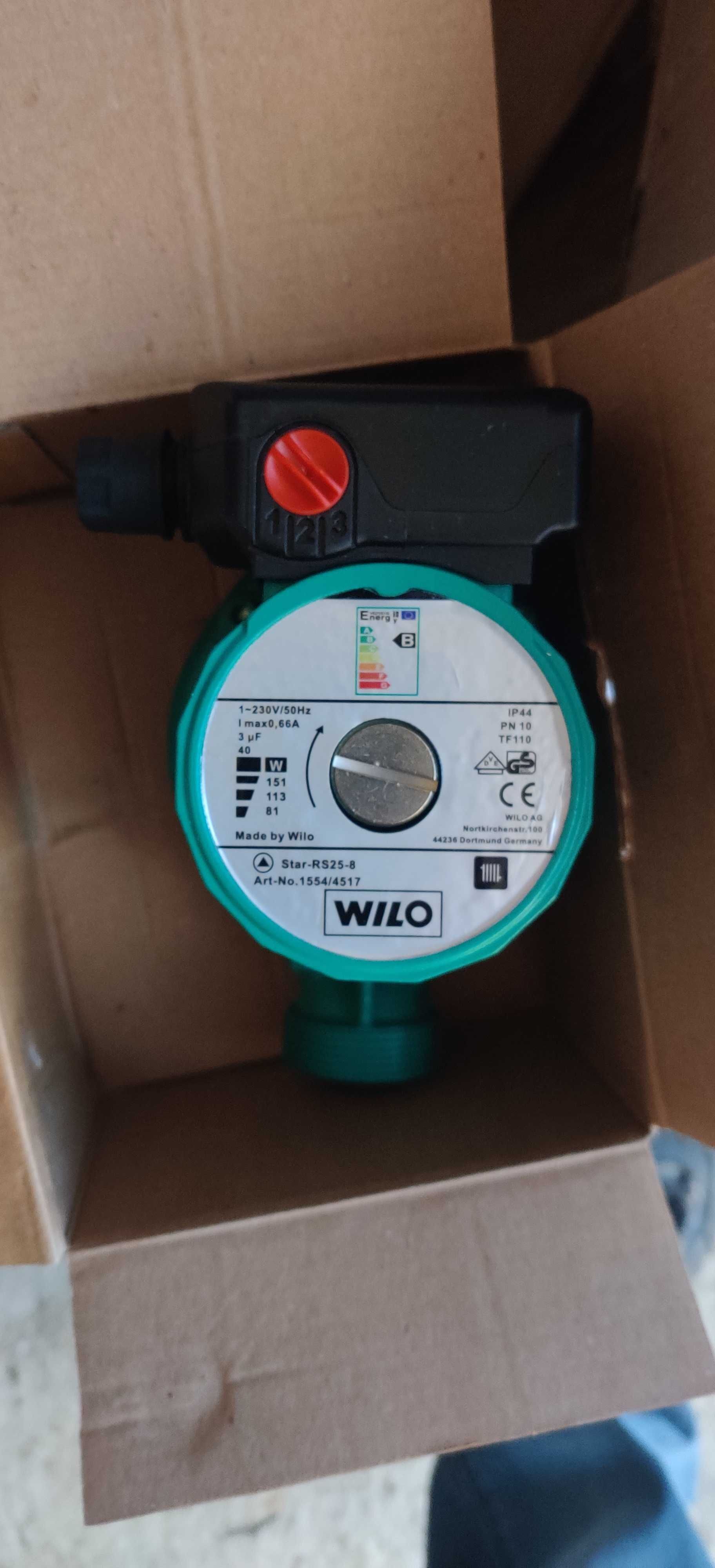 Pompa recirculare apa centrala Wilo RS 25 -80 - 180