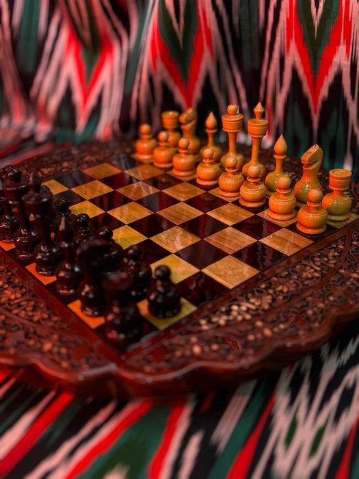 Шахматы резные ручная работа!