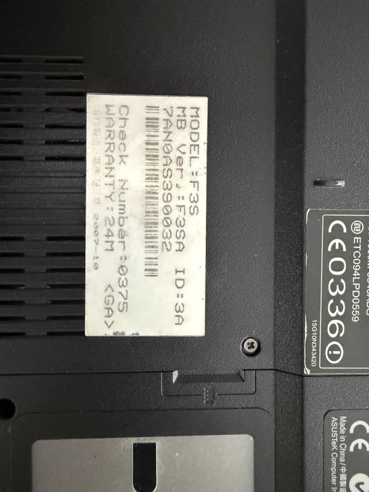 Asus f3s laptop Използван лаптоп Asus f3s