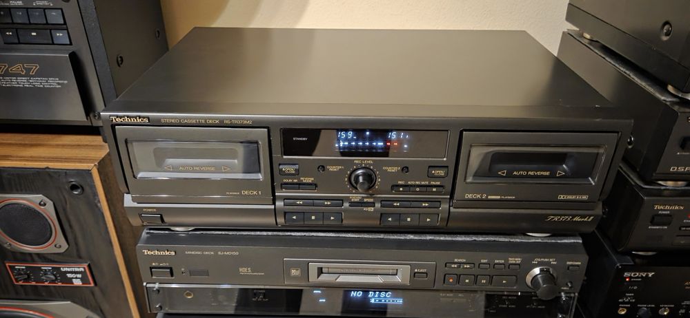 Technics RS-TR373 MK 2 stereo cassette deck,auto reverse
made i