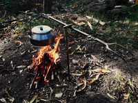 squirrel cooker, protap camping, tepusa bushcraft