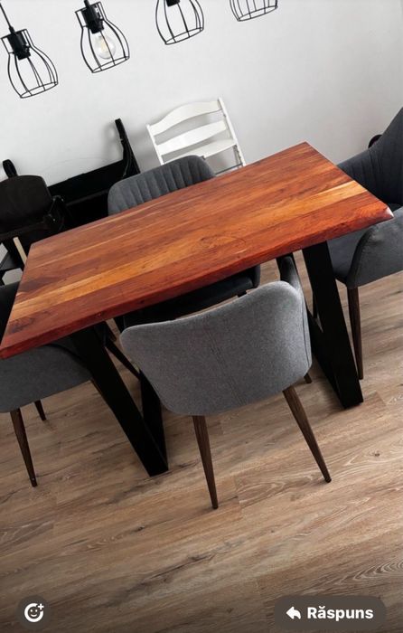 Masă lemn masiv ( salcâm )