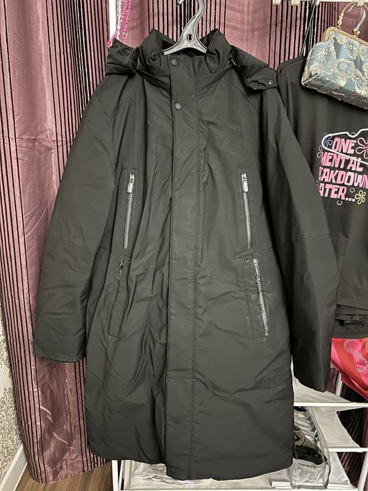 Пуховик зимний мужской фирменный теплый Black Snow