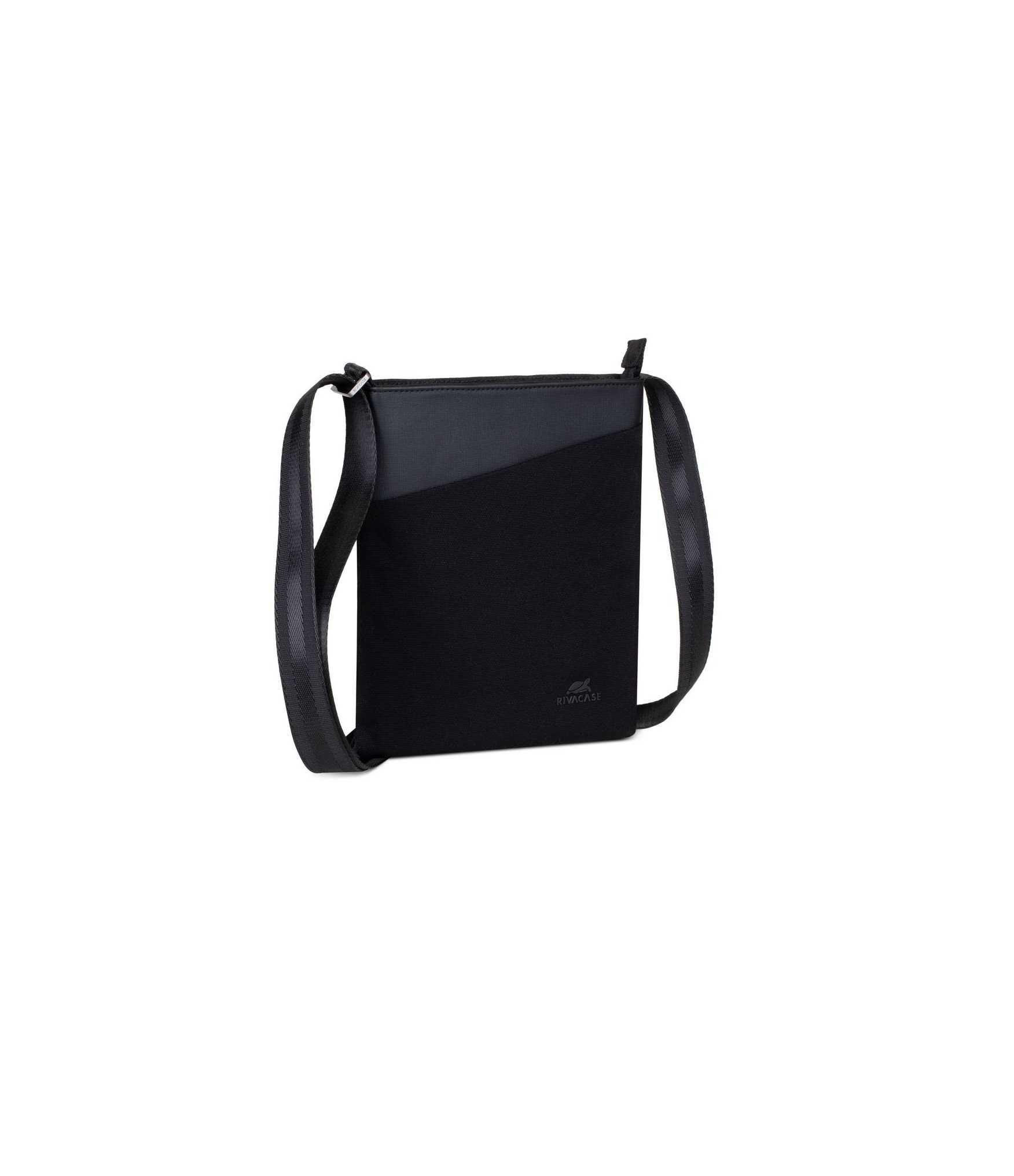 ^ Сумка RIVACASE 8509 black 8" Canvas Crossbody bag / 12