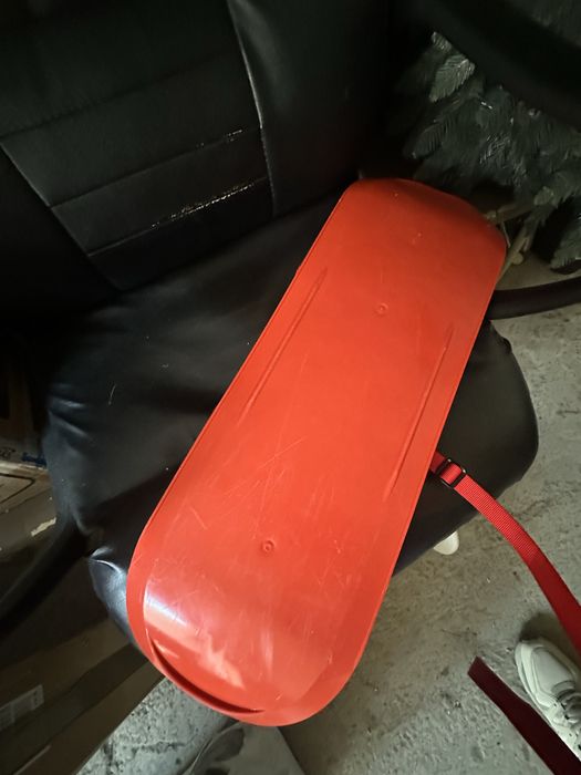 Skate zapada negru-rosu copii