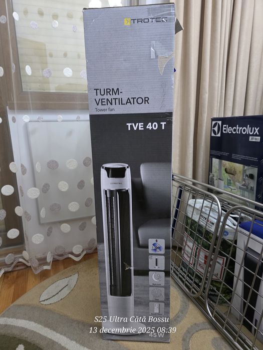 Vând ventilator cameră Trotec TVE 40 T ca nou !