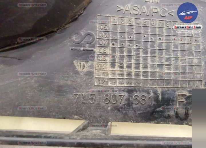 Порше Каене / Porsche Cayenne 957 [Оригинален ляв прожекторен грил в д