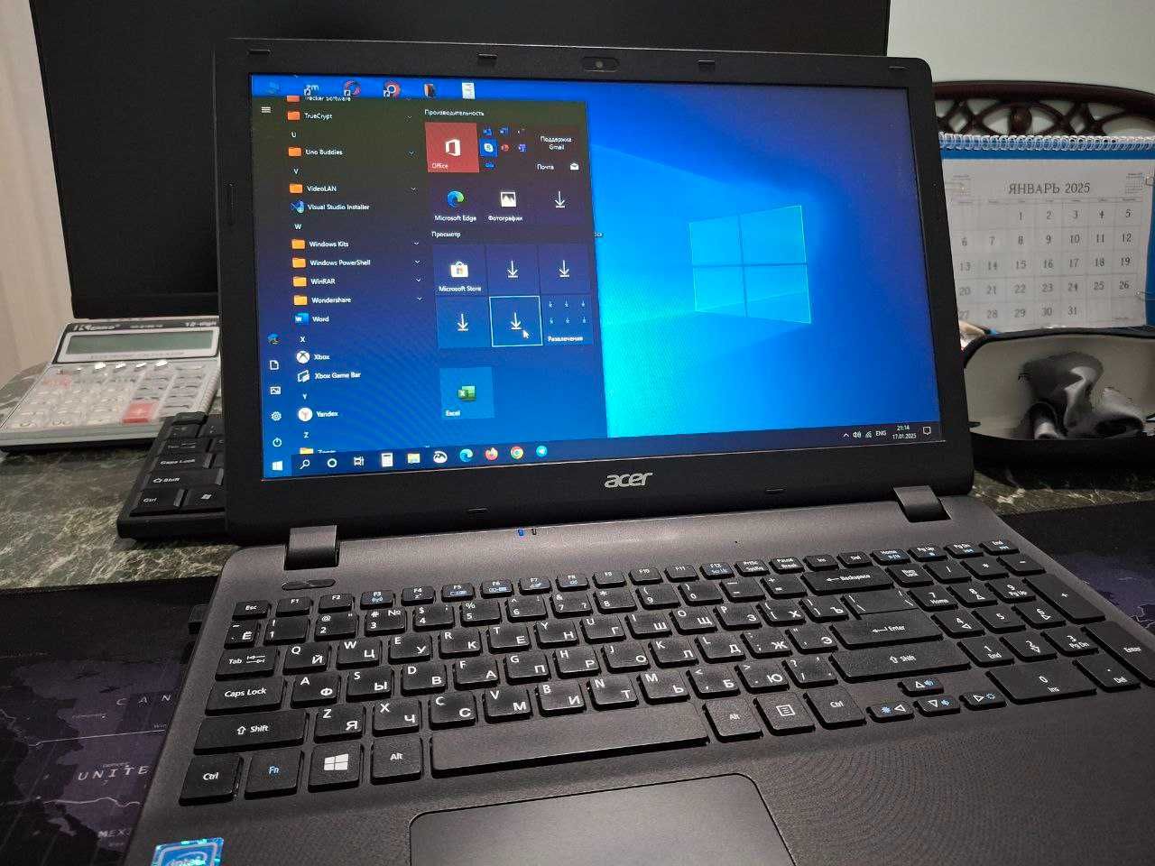 Продаётся ноутбук, Acer EX2519 series (в хорошем состоянии)